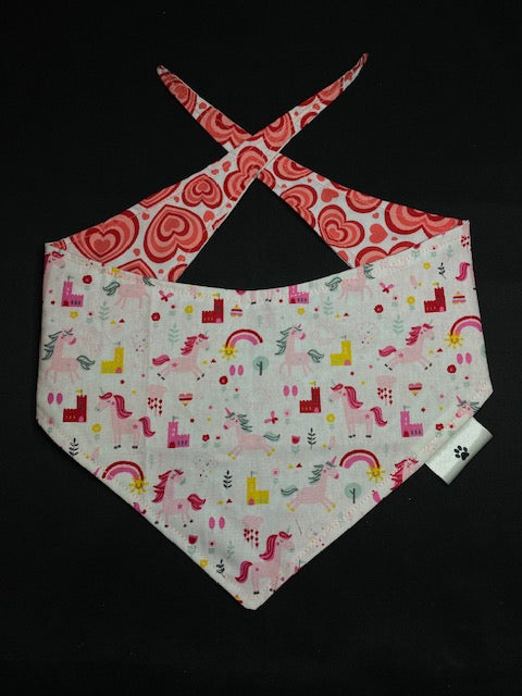 Red Unicorn Hearts - M