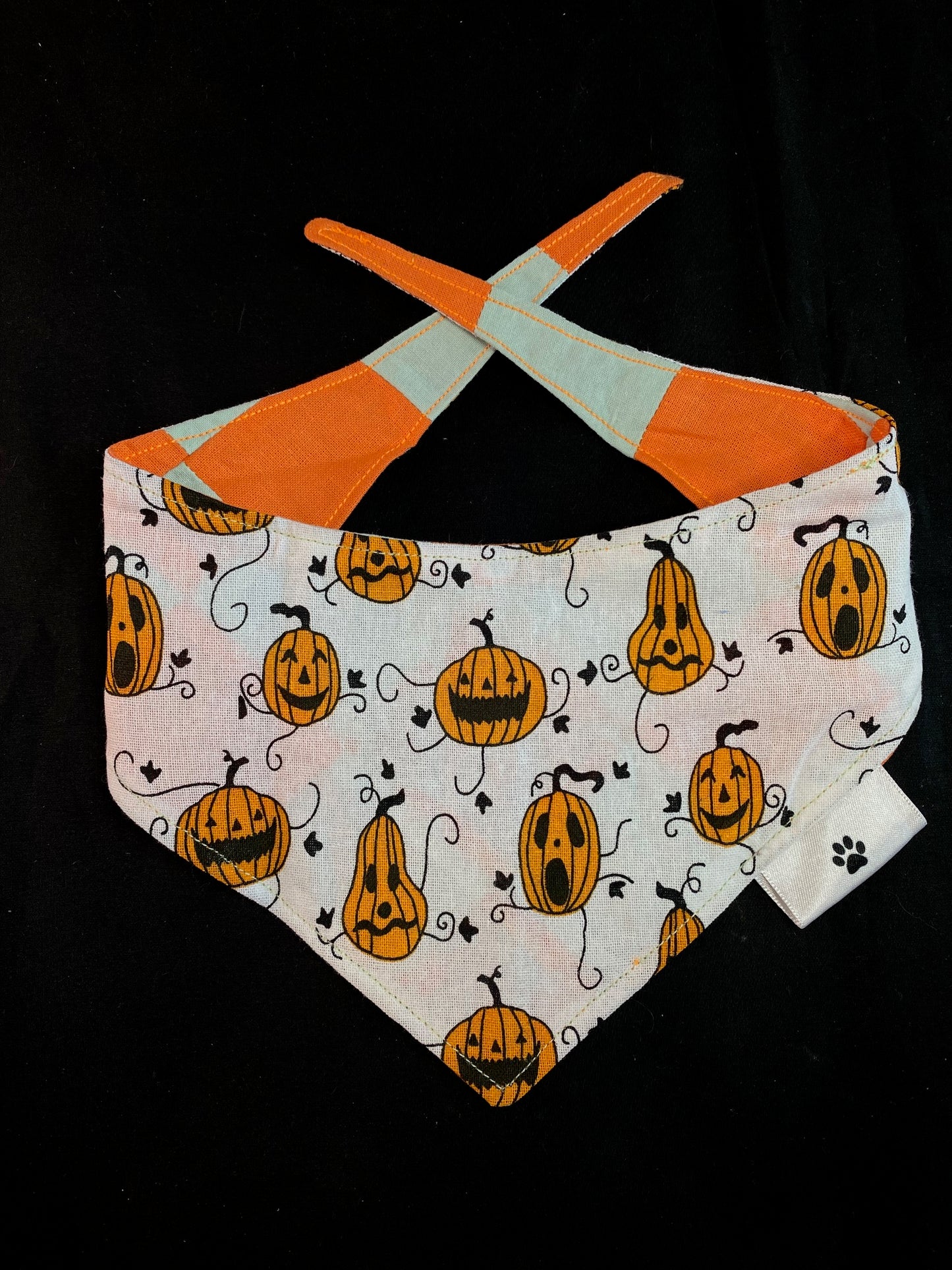 Orange & Pumpkin Patchwork - XS
