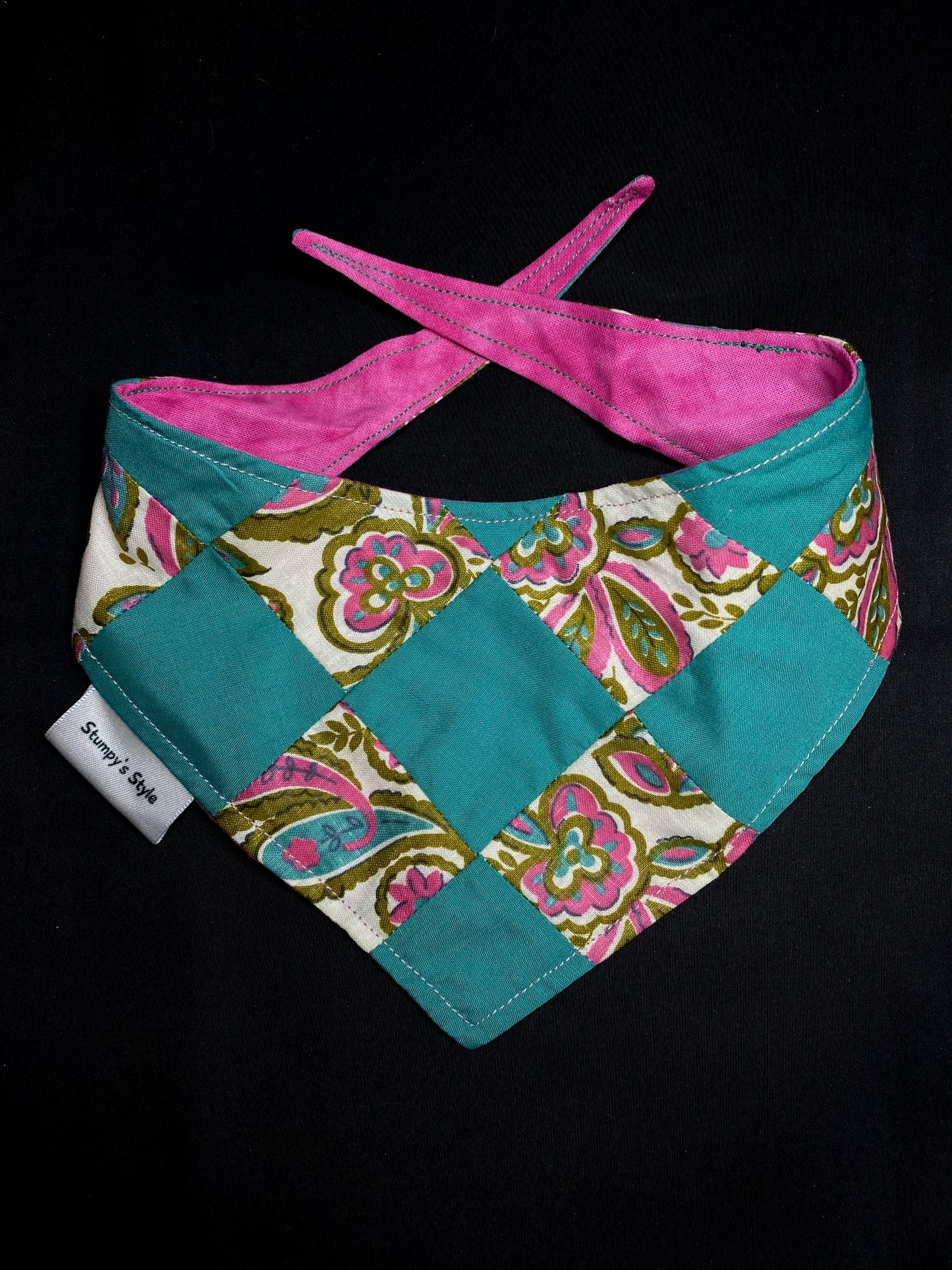 Abstract Pink Patchwork - XS