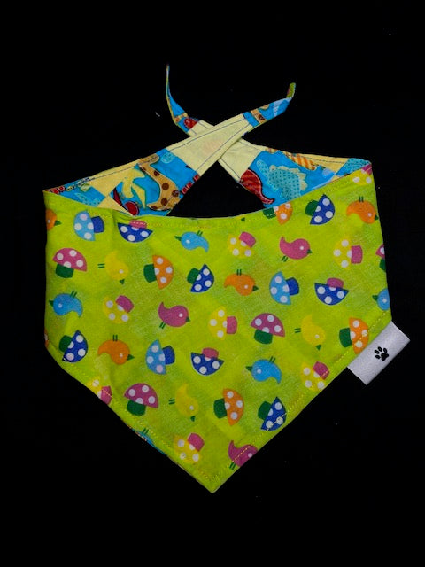 Yellow & Blue Patchwork - S