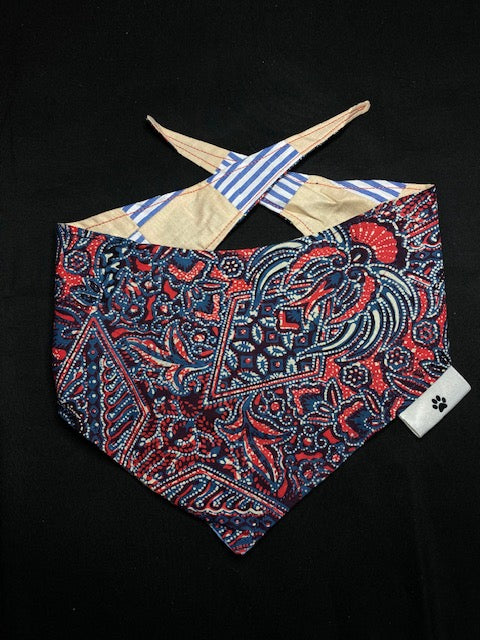 Blue & Cream Patchwork - S