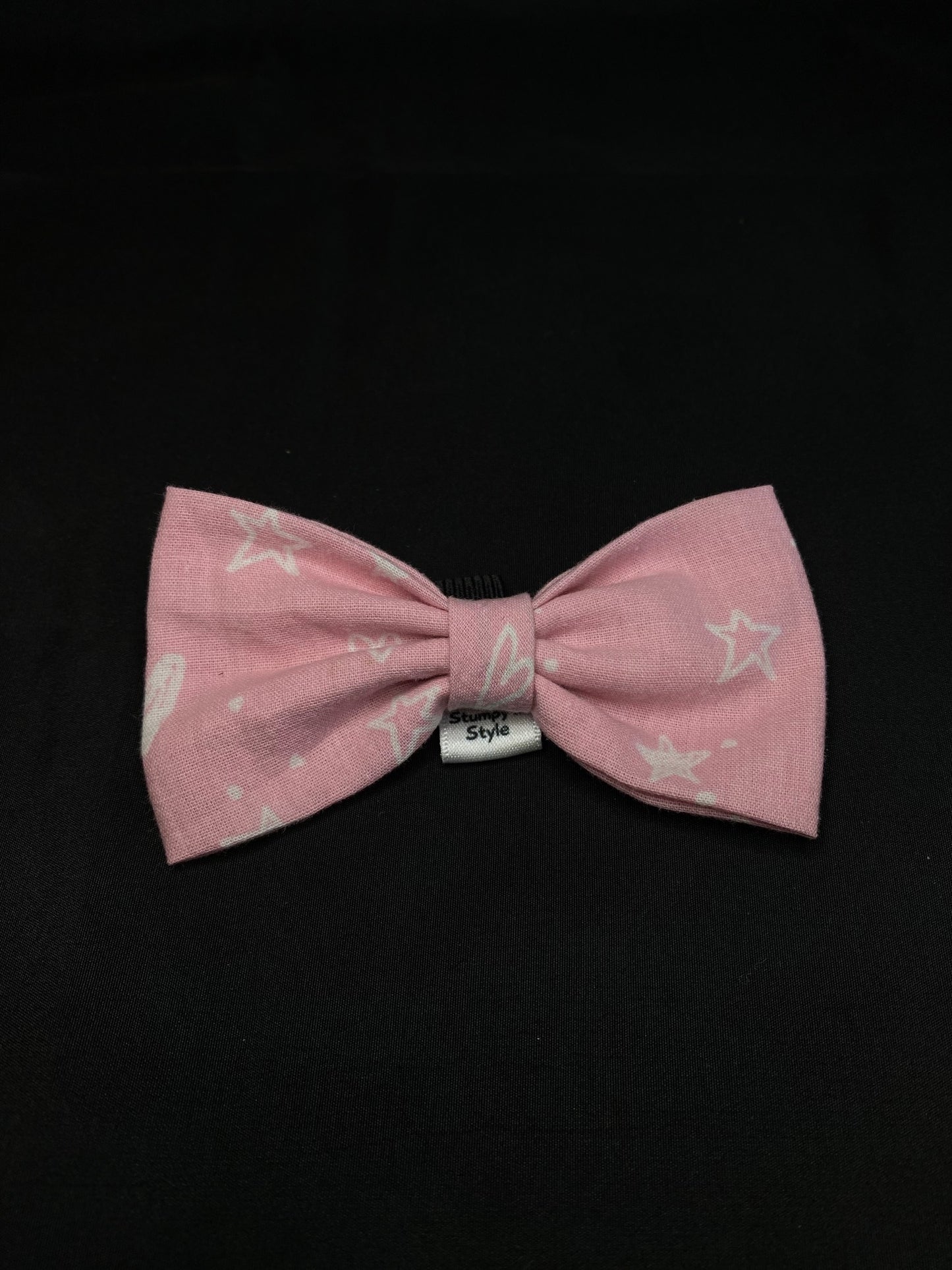 Pink Hearts Bow