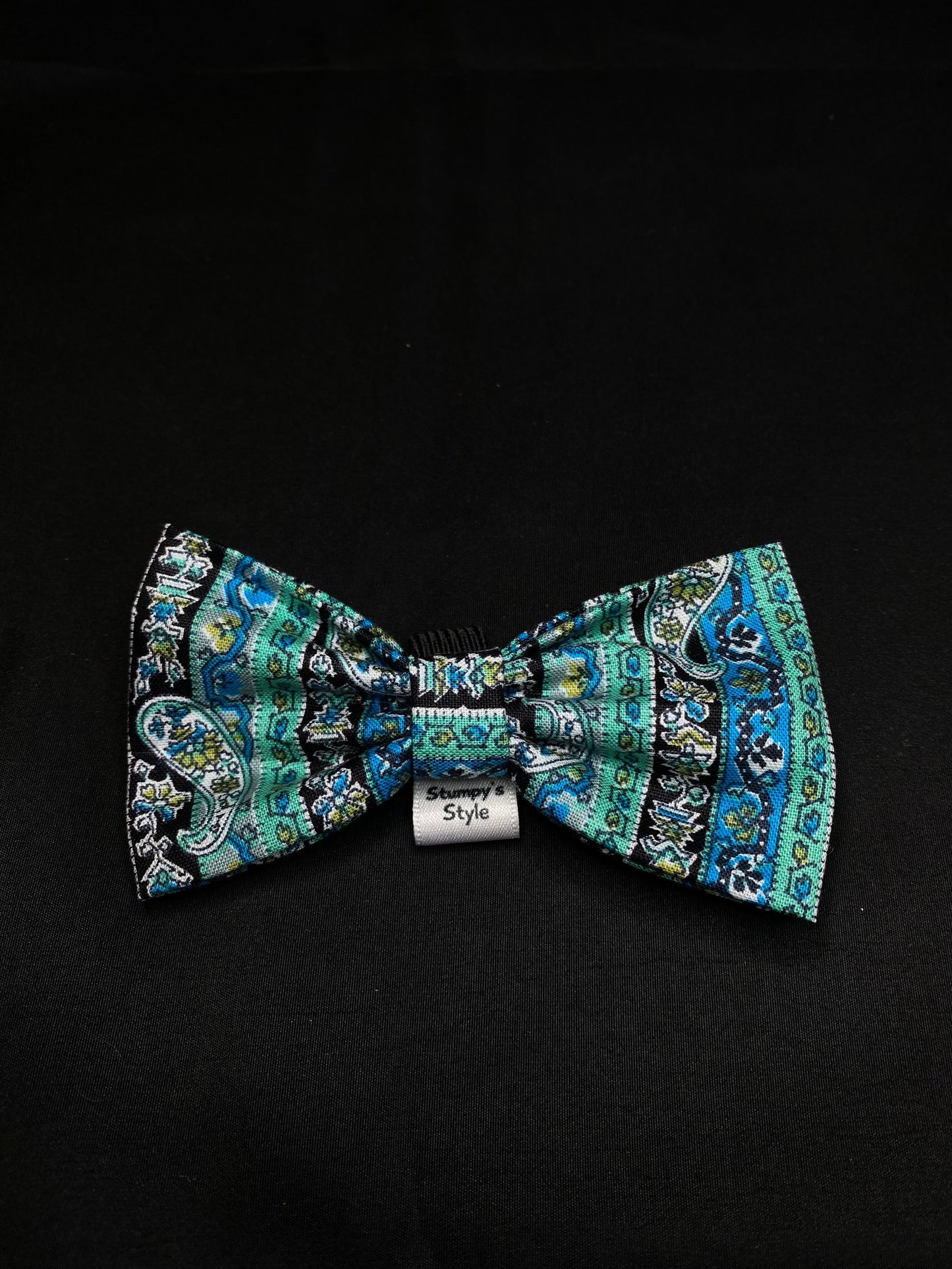 Blue Abstract Bow