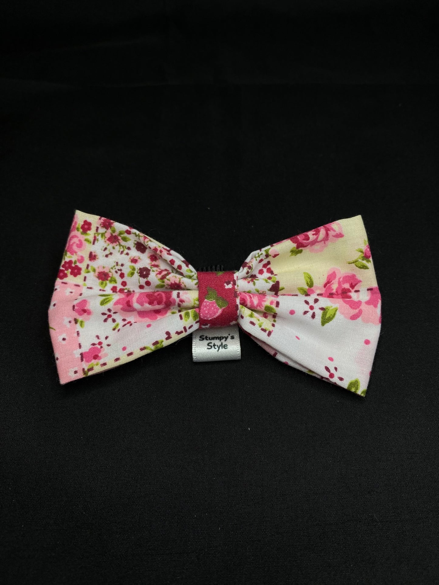 Pink Flower Bow