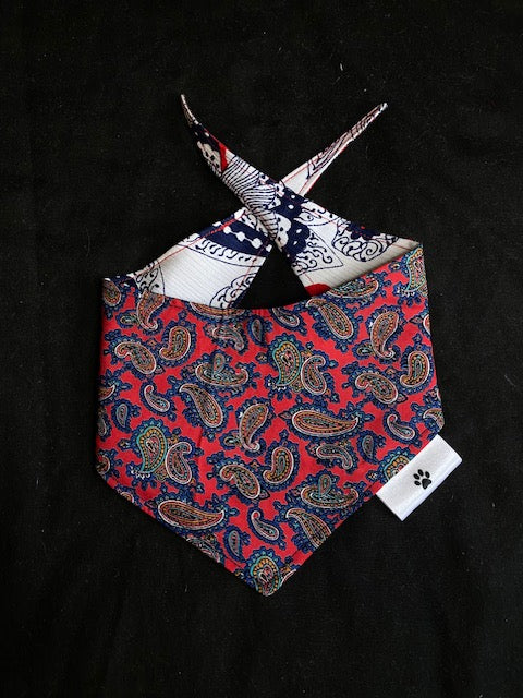 Red Paisley - XS