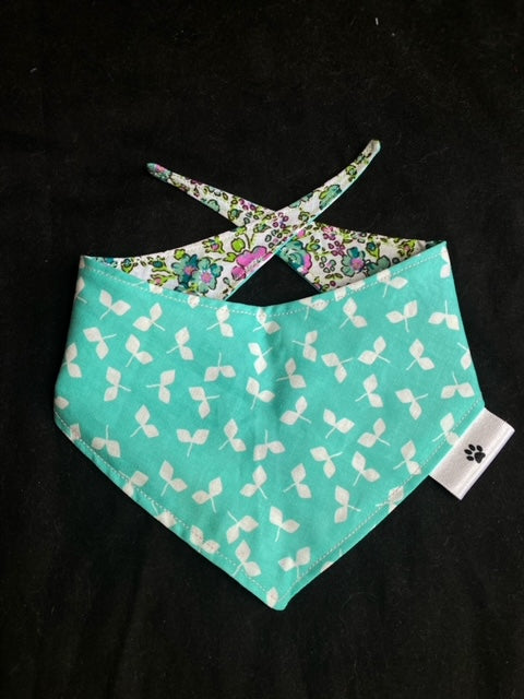 Turquoise Flowers - XS