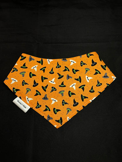 Orange Witches Hats Bandana