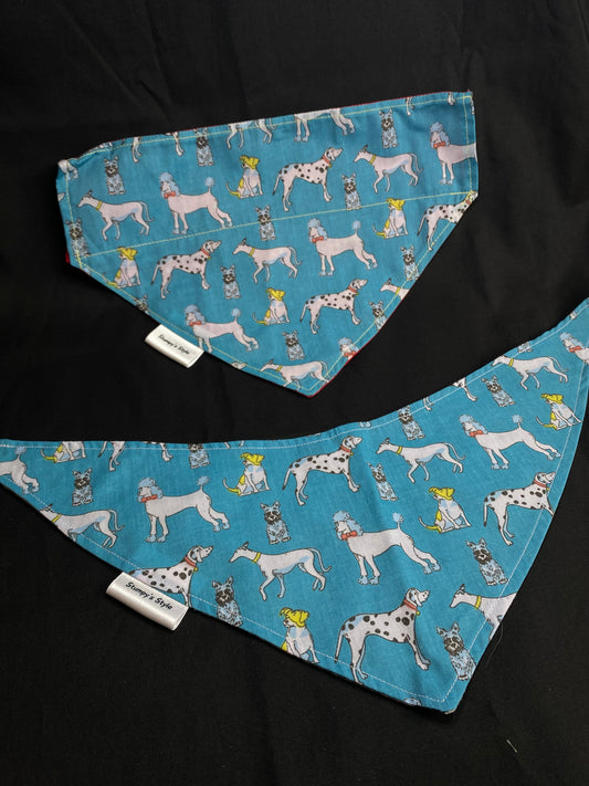 Blue Dogs Bandana
