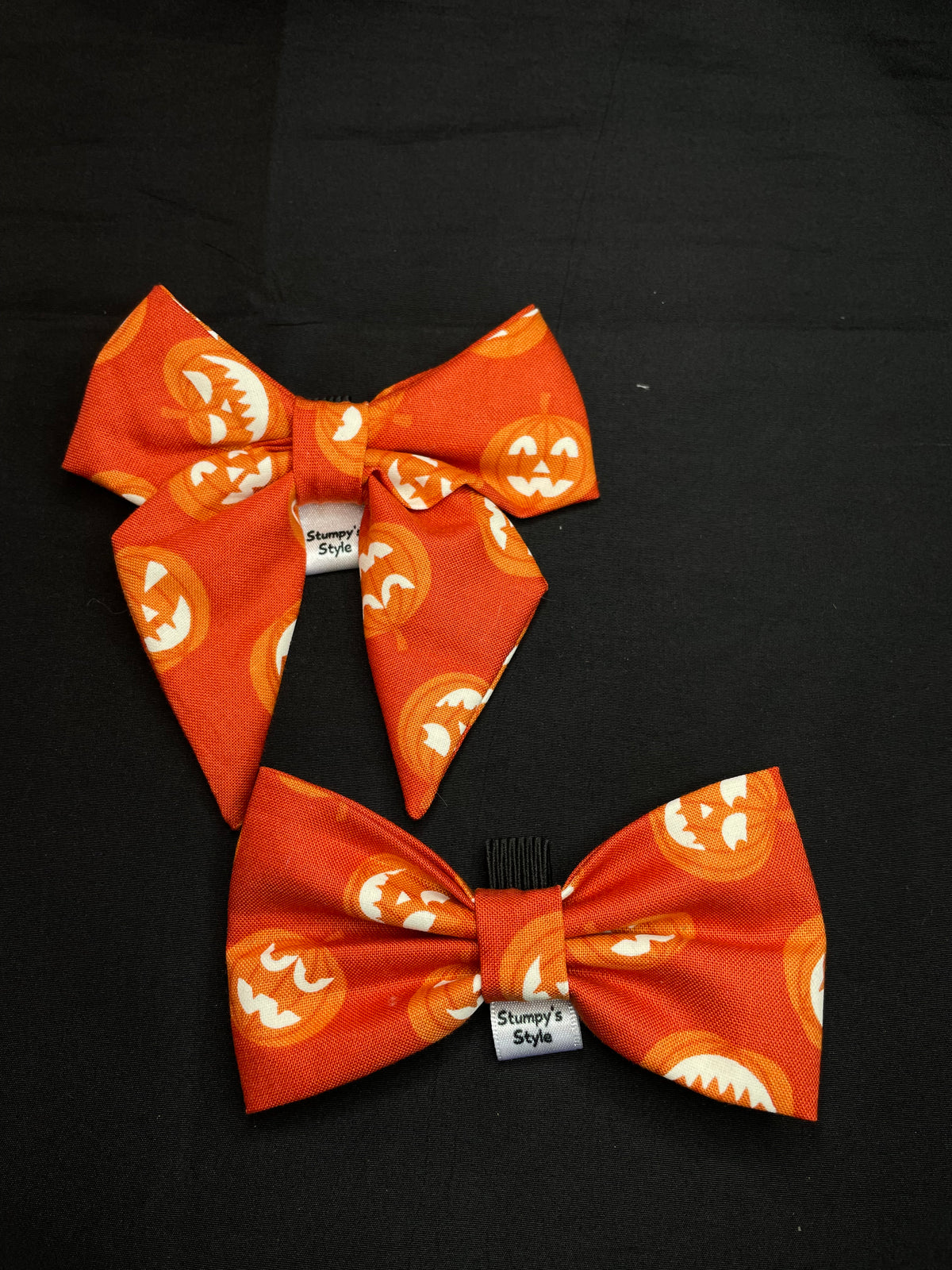 Orange Pumpkins Bow