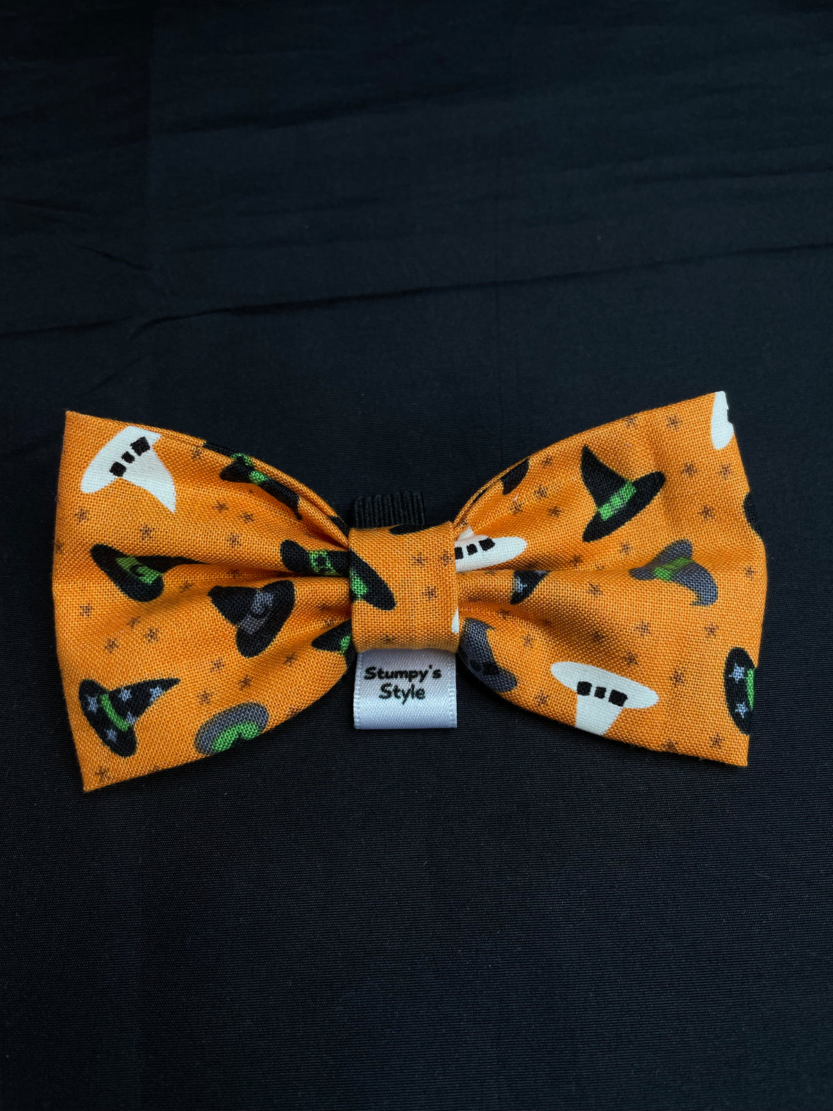 Orange Witches Hats Bow