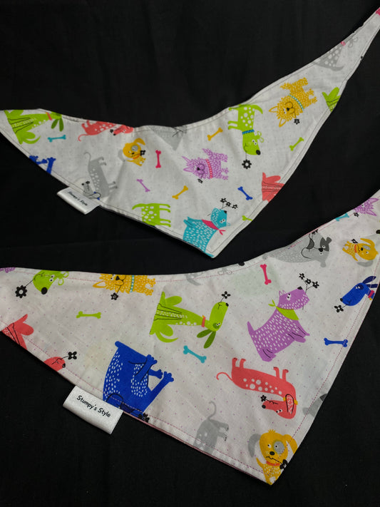 Colourful Dogs Bandana