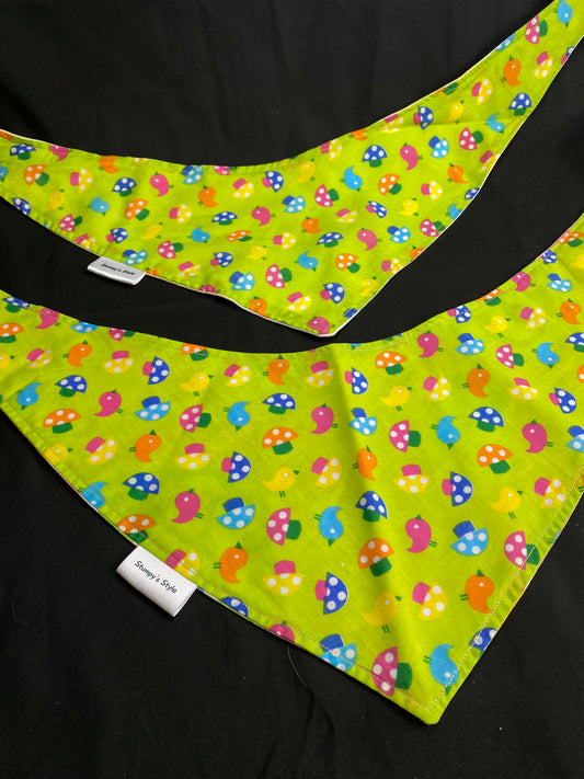 Green Mushrooms Bandana