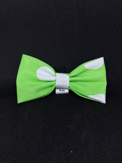 Green Spots Bow