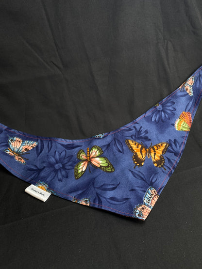 Blue Butterflies Bandana