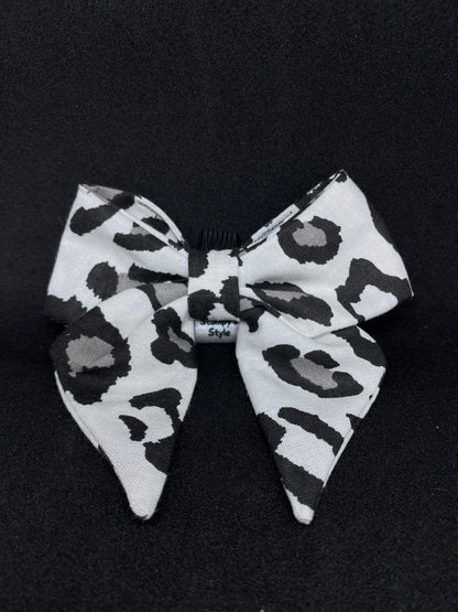 Grey Leopard Bow