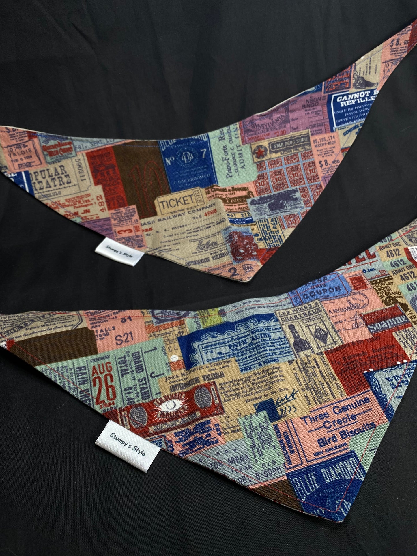 Vintage Tickets Bandana