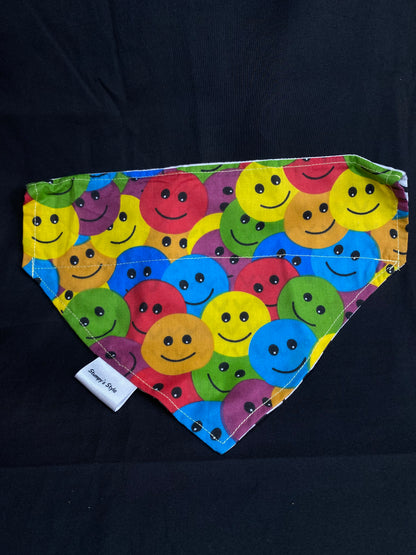 Colourful Smiley Faces Bandana