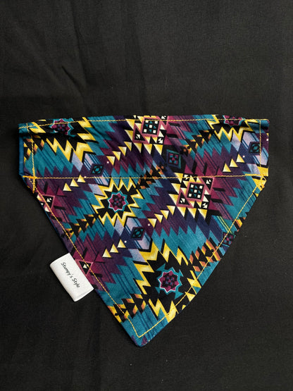 Purple Abstract Bandana