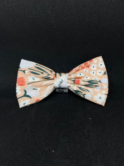 Pink Floral Bow