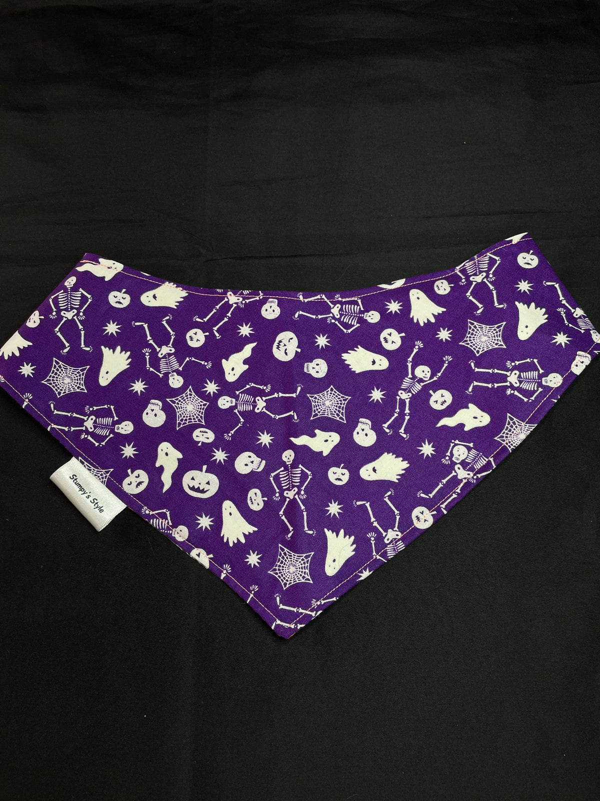 Purple Halloween Bandana
