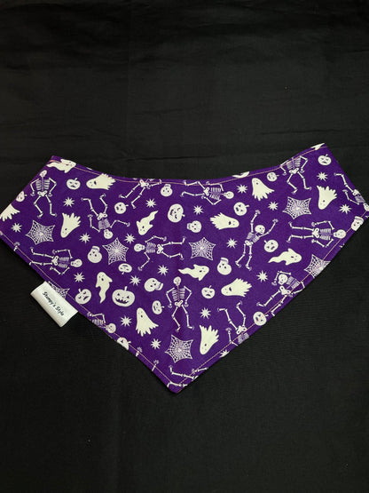 Purple Halloween Bandana