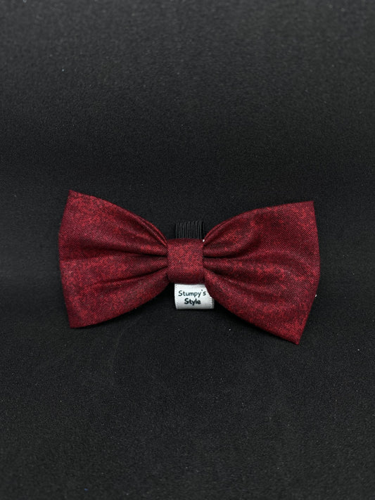 Burgundy Bow
