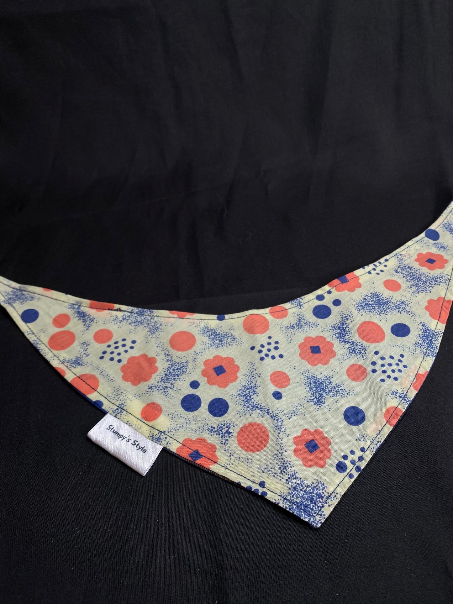 Peach Flowers Bandana