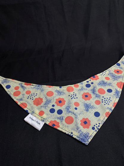 Peach Flowers Bandana