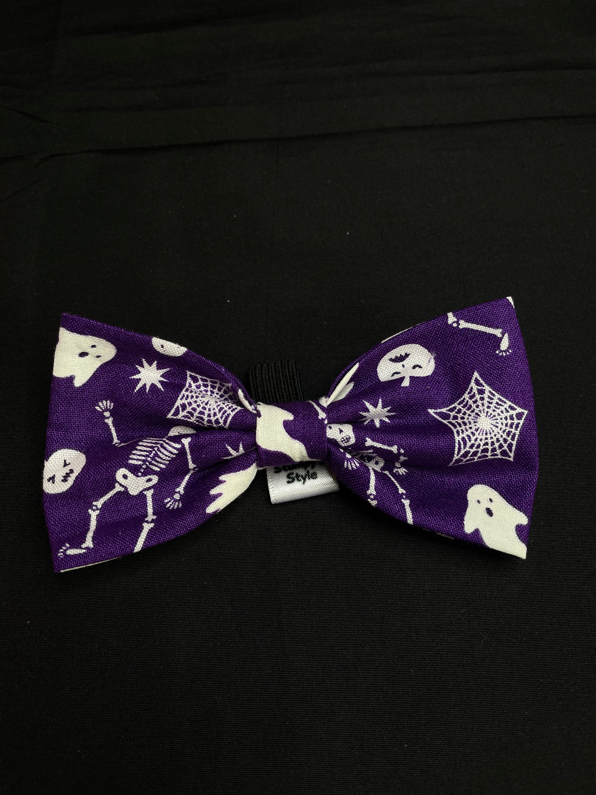 Purple Halloween Bow