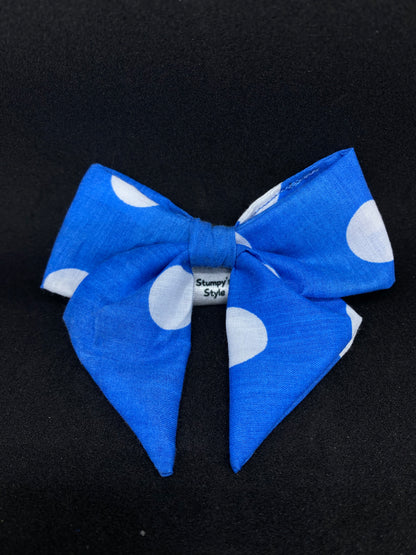 Blue Spots Bow