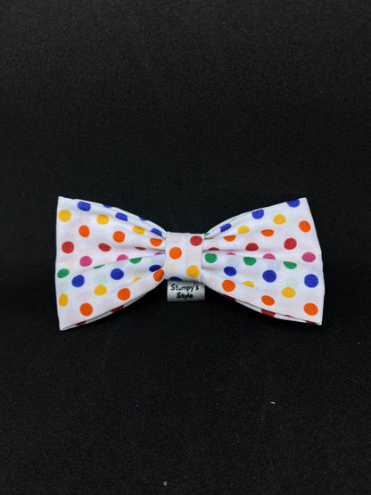 Colourful Polka Dots Bow