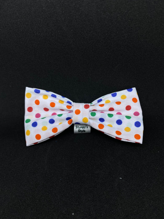 Colourful Polka Dots Bow