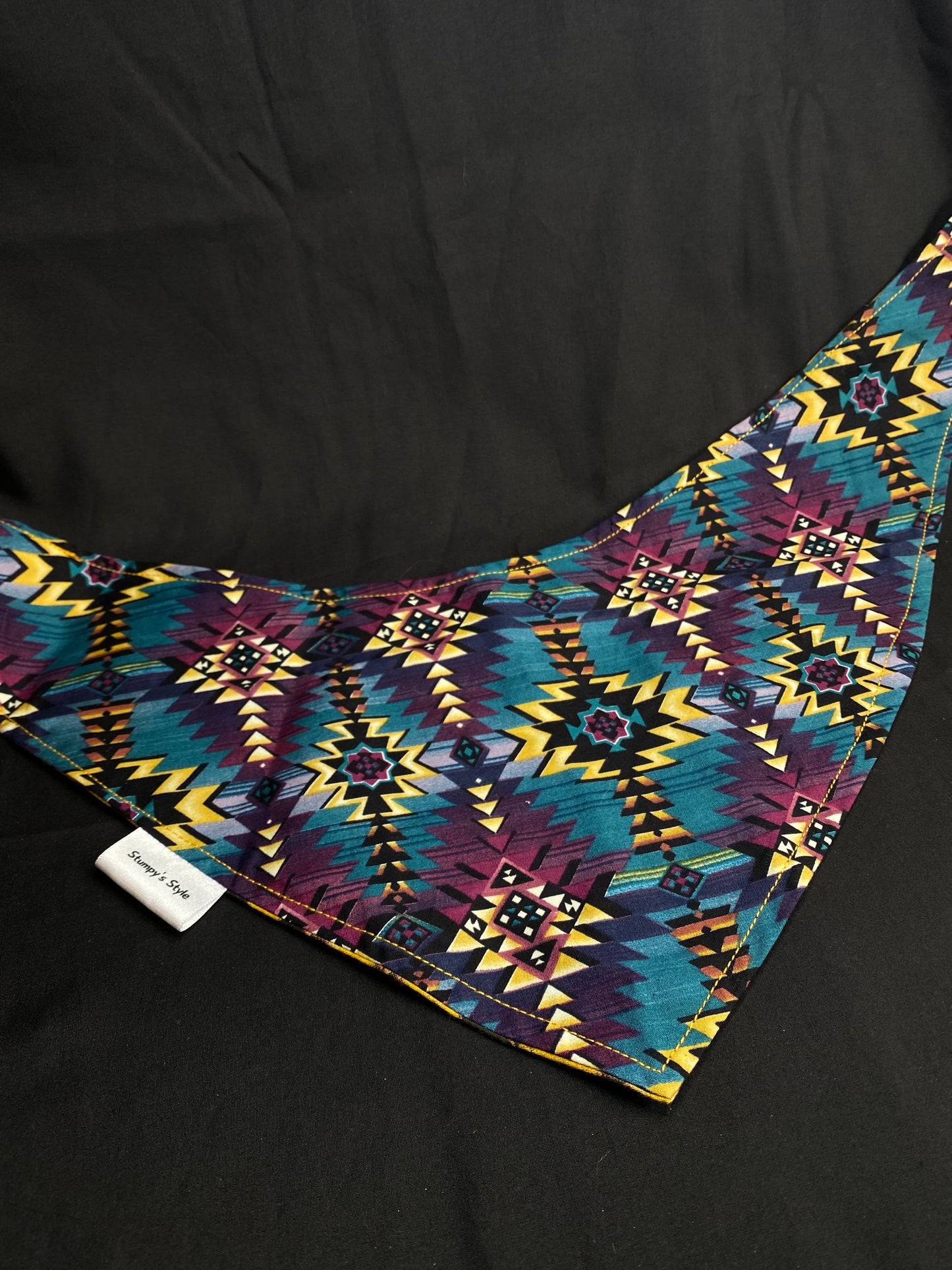 Purple Abstract Bandana