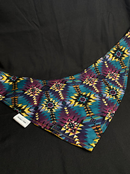 Purple Abstract Bandana