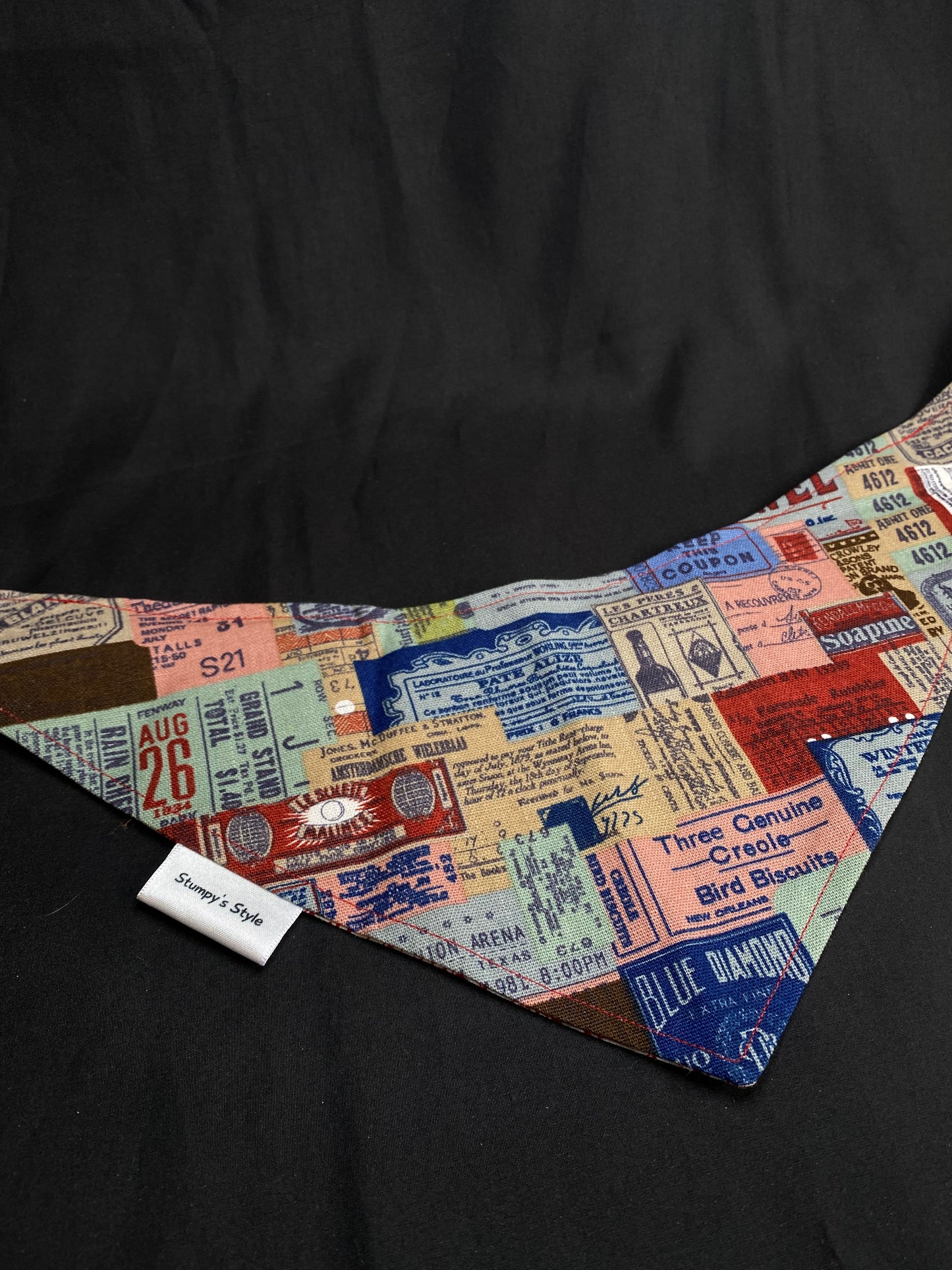 Vintage Tickets Bandana