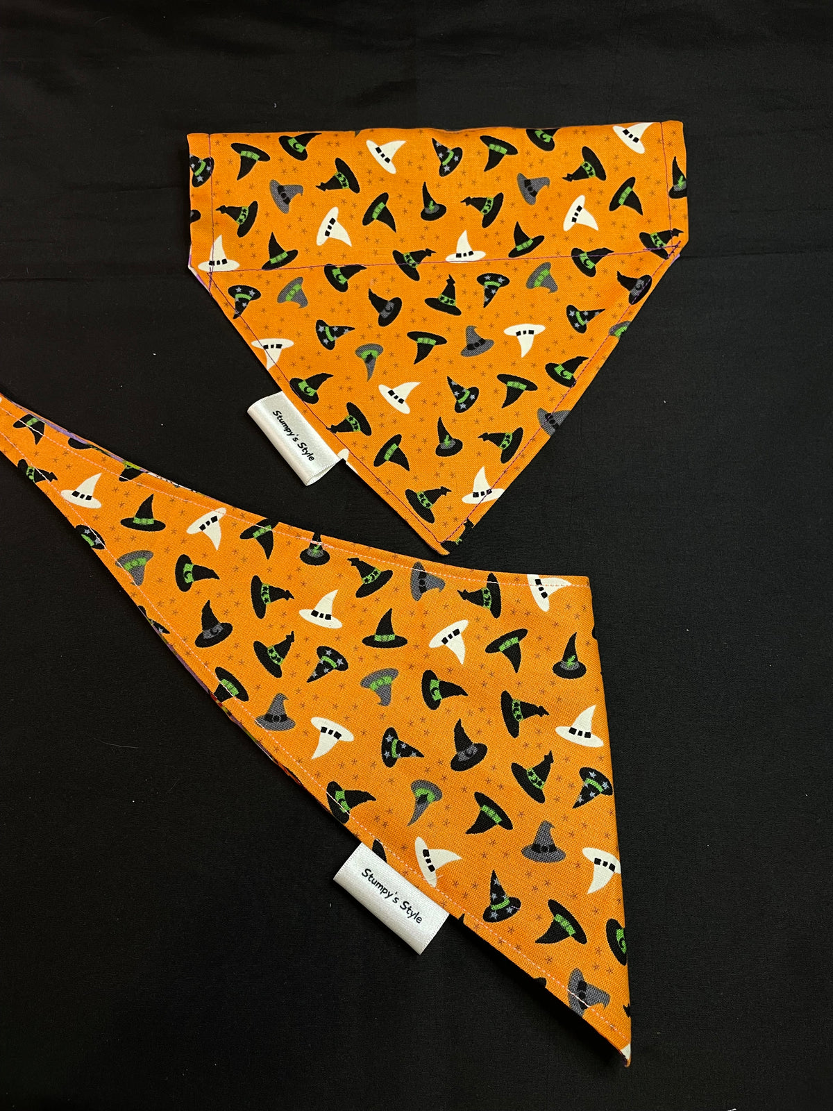 Orange Witches Hats Bandana