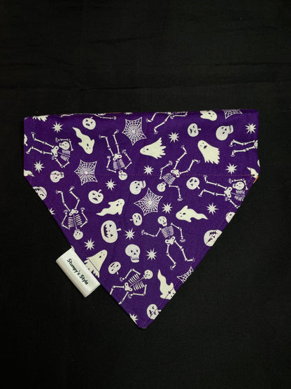 Purple Halloween Bandana