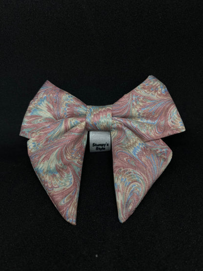 Pink Abstract Bow