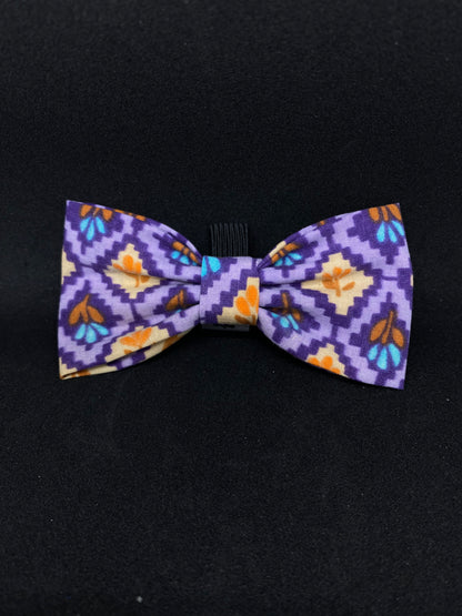 Purple Abstract Bow