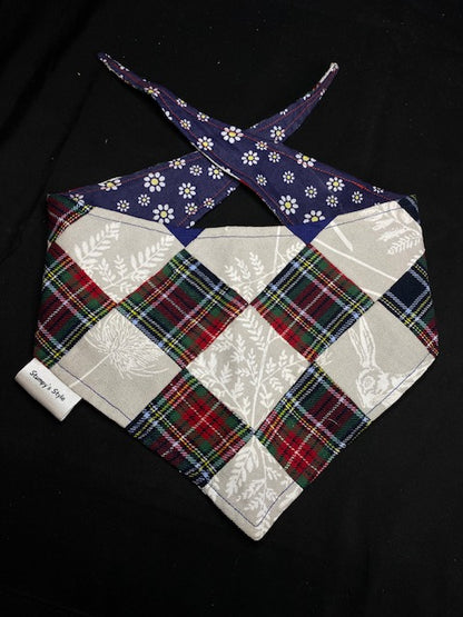 Blue Floral Patchwork - M