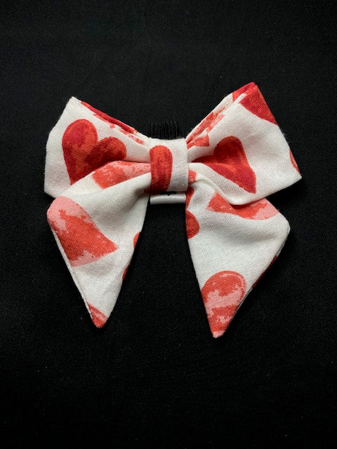 Big Red Hearts Bow (new)