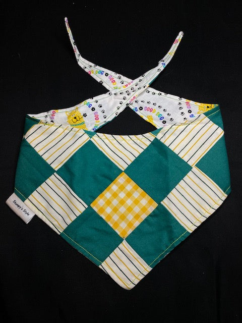 Yellow & Green Patchwork - M