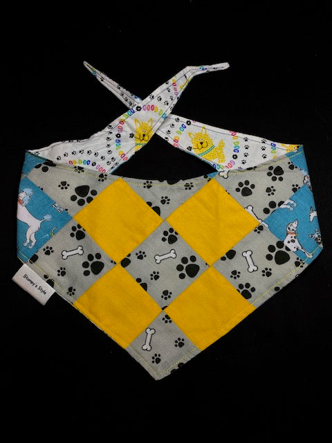 Yellow Dog Patchwork - M