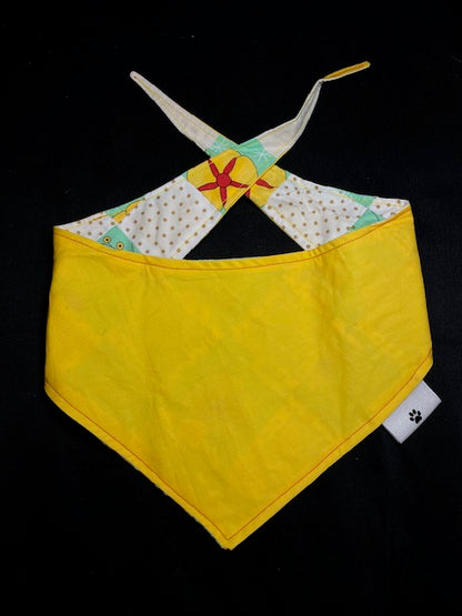 Yellow Flowers Patchwork - M