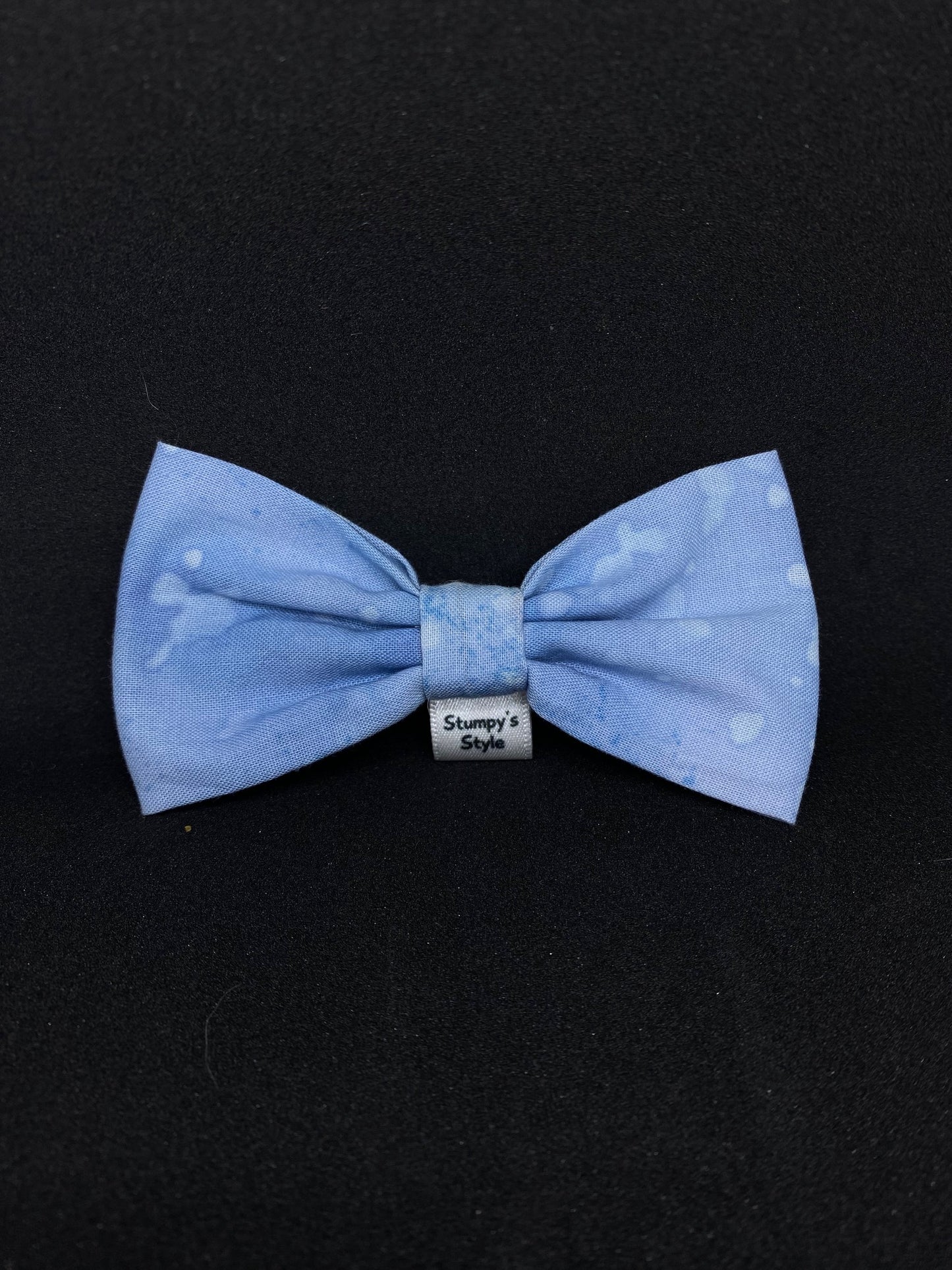 Blue Splat Bow