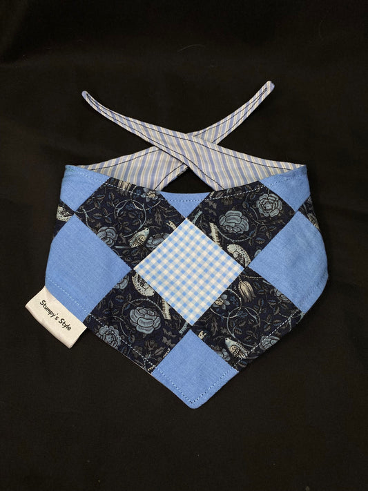 Blue Flower Patchwork - XS