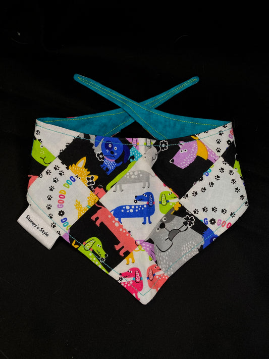 Colourful Dog Patchwork - XS