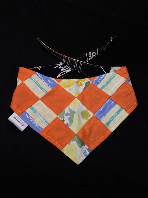 Orange Patchwork - M