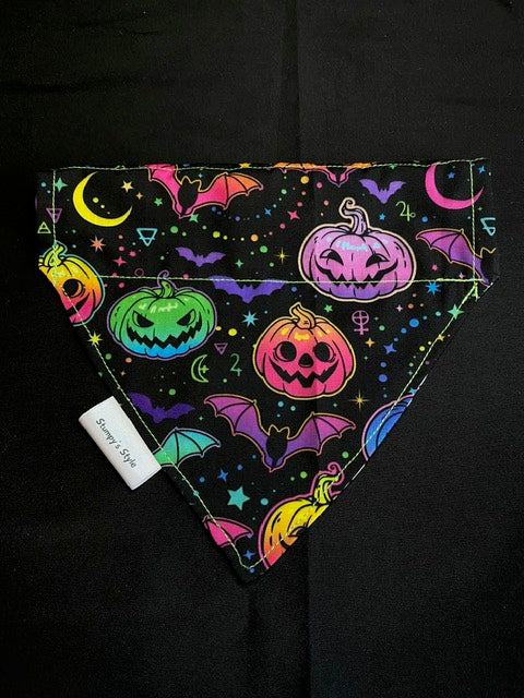Neon Bats & Pumpkins - S/M