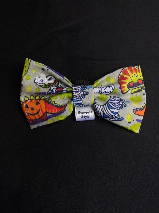 Halloween Dino Bow